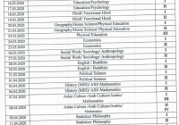 Lucknow University Exam Scheme 2022 PDF BA BSC BCOM Date Sheet