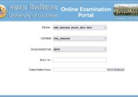 Lucknow University M.Sc 1st Sem Result 2022 यहाँ देंखे www.lkouniv.ac.in MSc Results Date