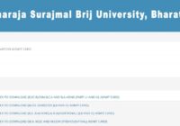 Brij University B.Ed 1st & 2nd Year Admit Card 2022 MSBU BEd Hall Ticket Download
