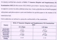 WBUTTEPA B.Ed Exam Routine 2023 এখানে দেখো BEd 1st/ 2nd/ 3rd/ 4th Sem Time Table Reschedule